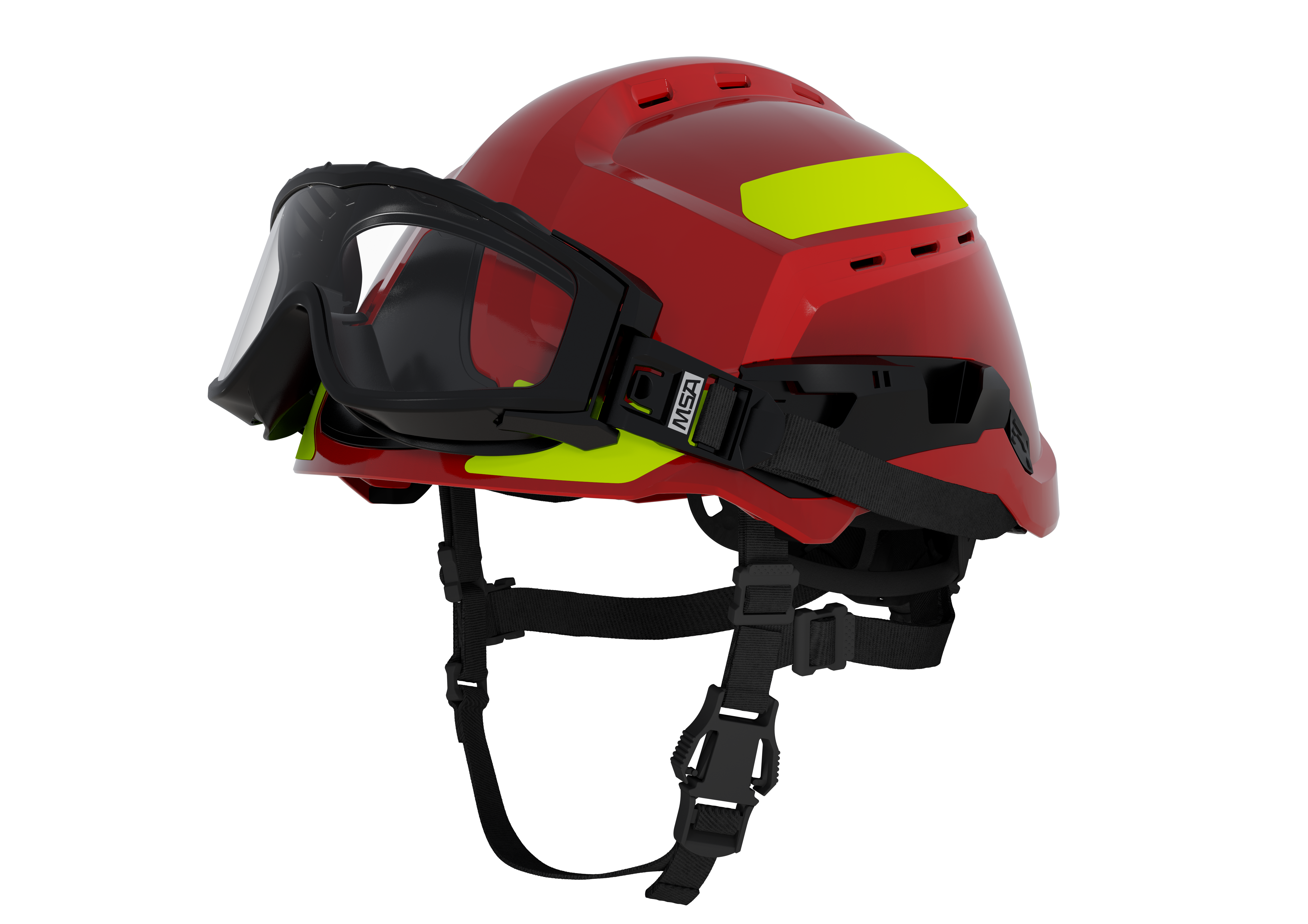 GALLET-F2XR_Red_Yellow-Stickers_Responder-Goggles_stand-by_3qtr-1
