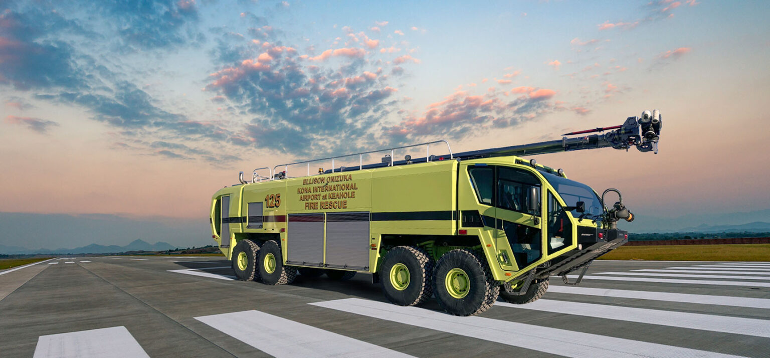 Hawaii Airports take delivery of eight Oshkosh Airport Products Striker ARFF vehicles
