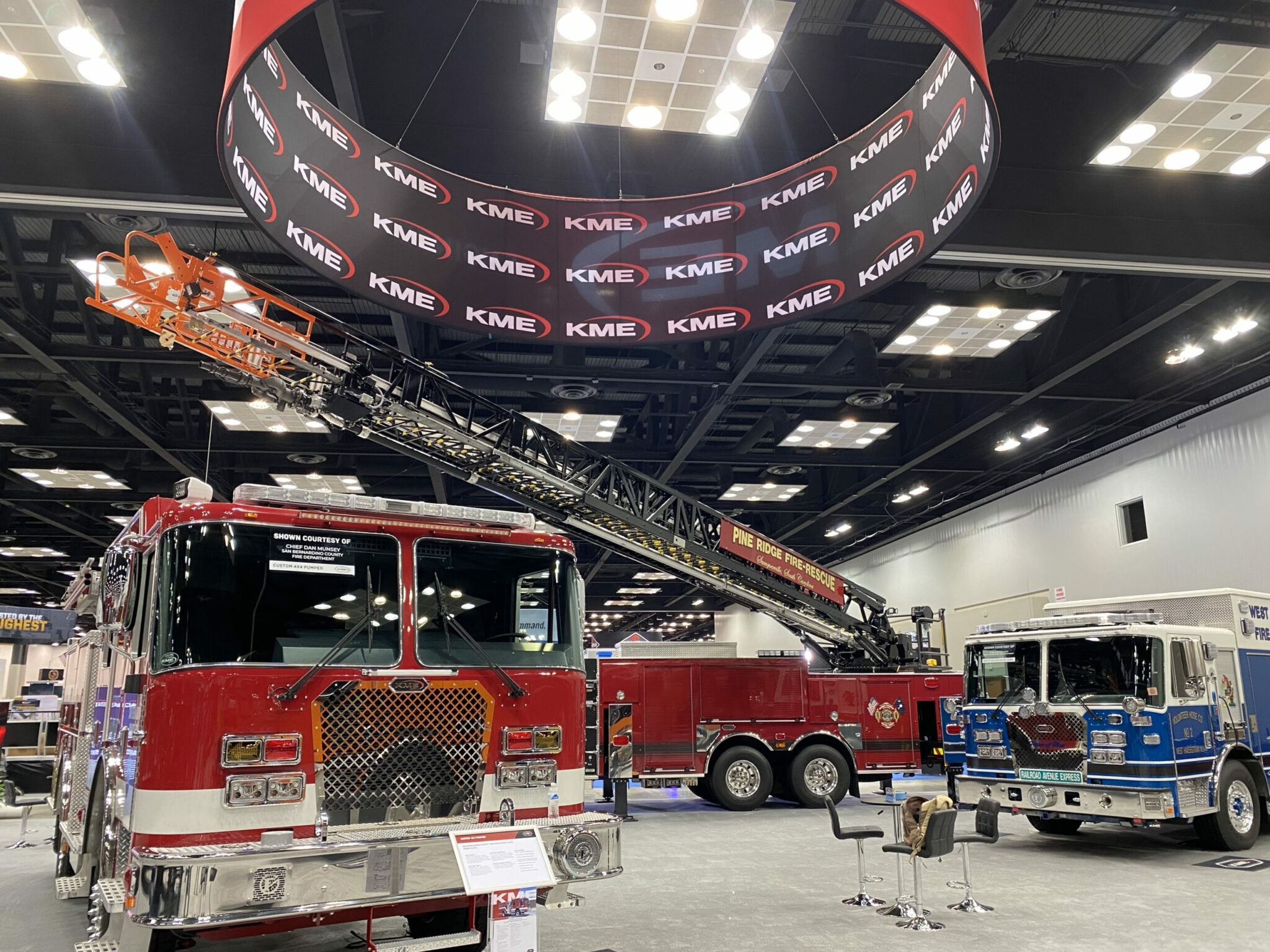 KME display new fire apparatus technology at FDIC 2022