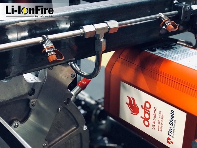 Dafo Vehicle Fire Protection has helped build a fire protection system tailored for operations using electric or hybrid vehicles.