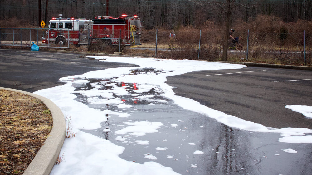Bensalem,,Pennsylvania,/,Usa,-,February,7,,2019:,Firefighting,Foam