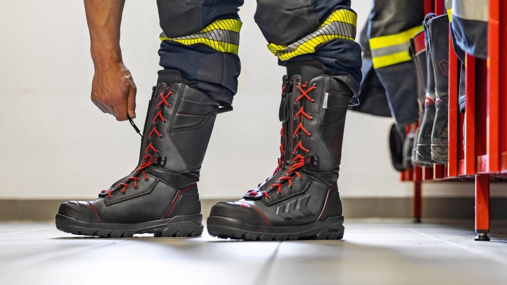 Rosenbauer launches new firefighting boots with chainsaw cut protection
