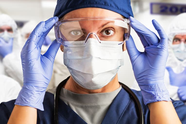 Doctor Wearing PPE