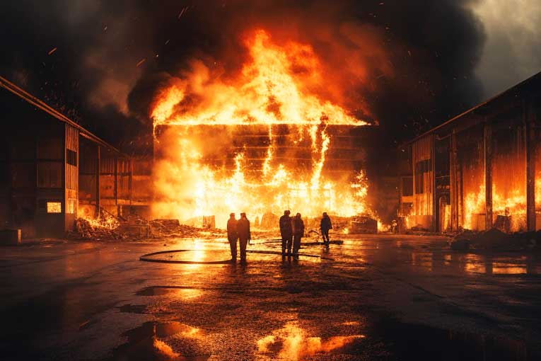 warehouse fires dangerous