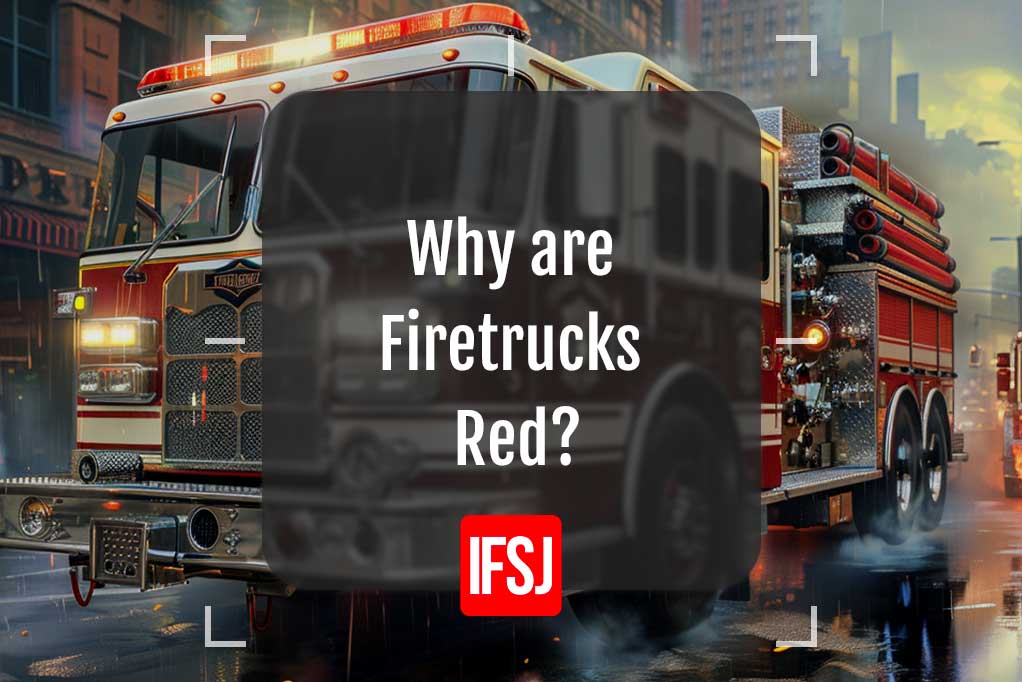 why are firetrucks red