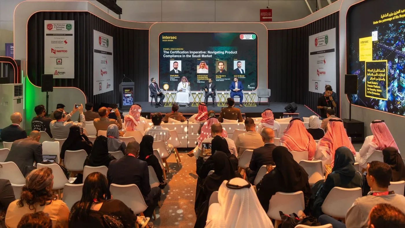 a conference hall at Intersec Saudi Arabia 2025