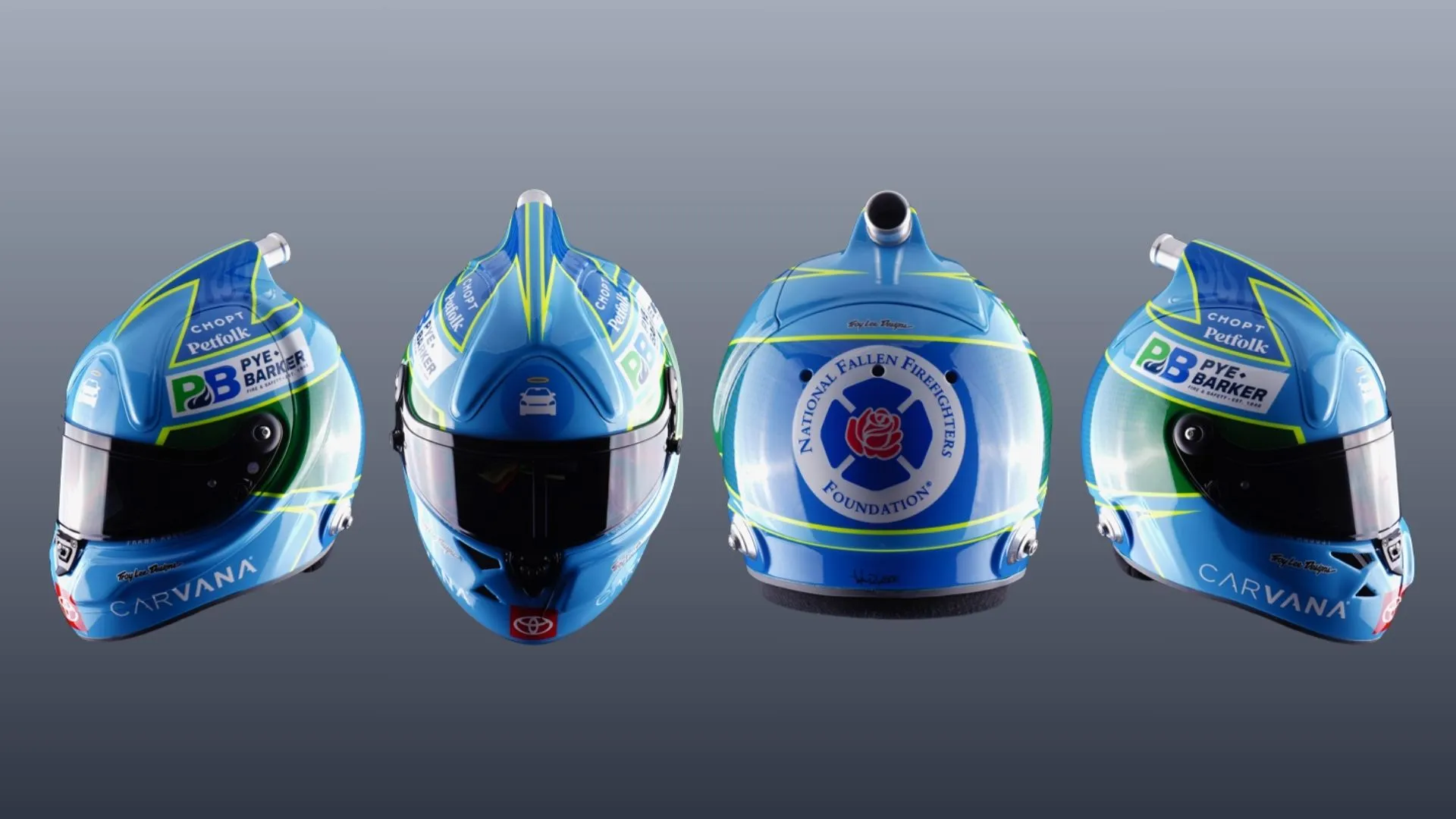 Pye-Barker's DAYTONA 500 tribute for fallen firefighters