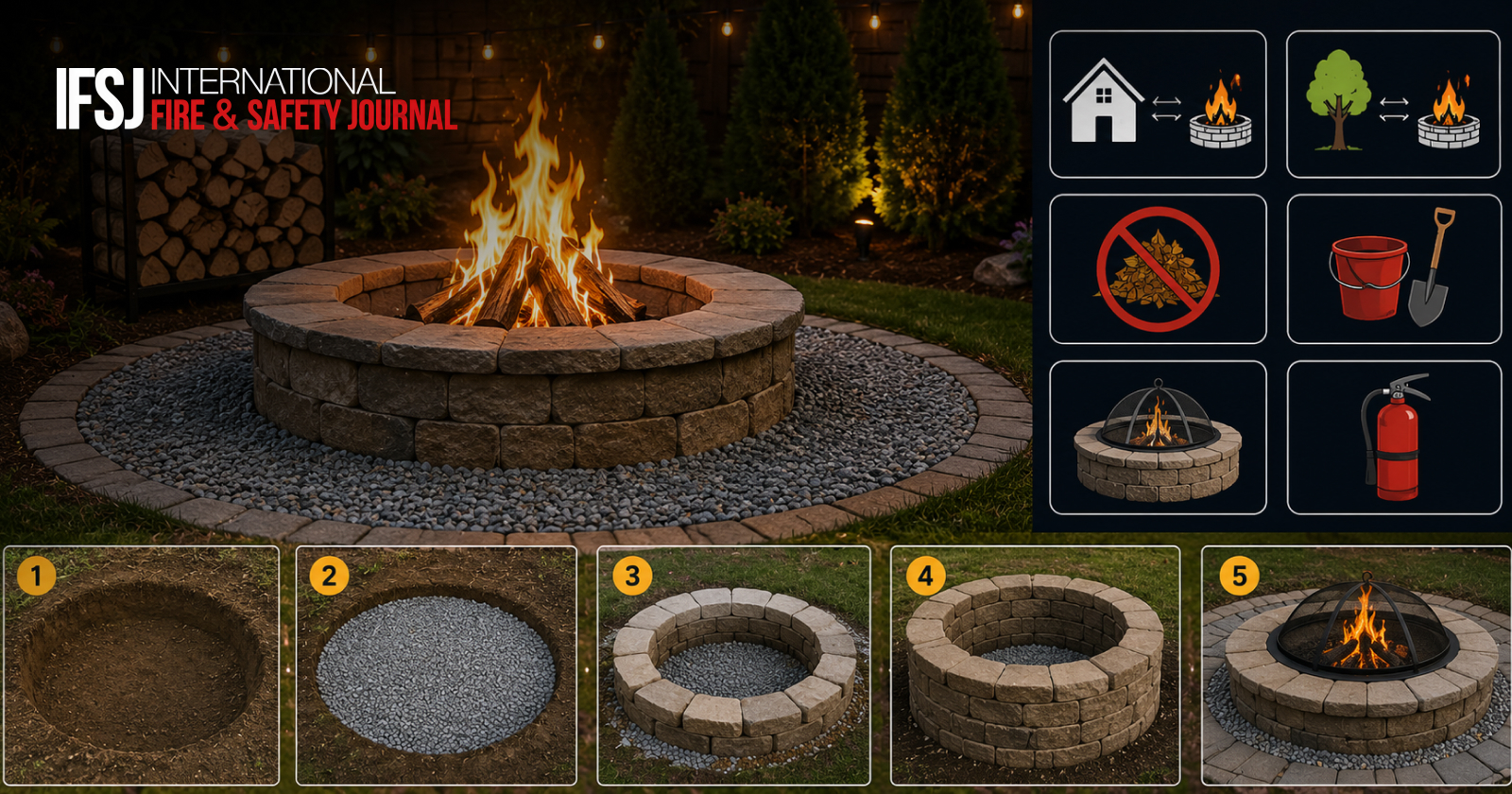 How to Build a Fire Pit Safely: Fire Prevention Guidelines for Homeowners