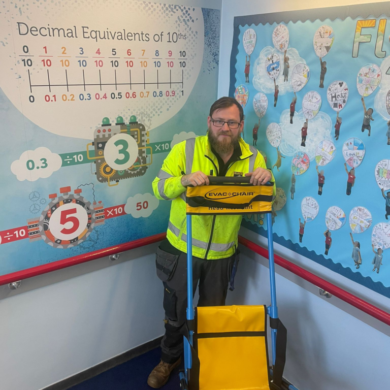 School safely evacuates injured pupil using Evac+Chair
