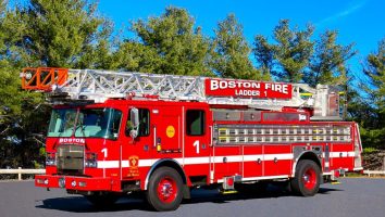 E-ONe Boston Aerial fire truck