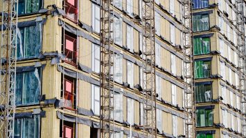 High Rise Scaffolding Cladding Removal Remediation Construction (4)