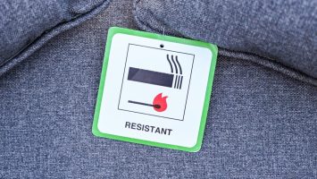 fire resistant furniture tag