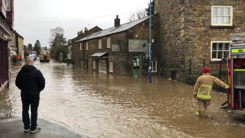 flood in north Yorkshire