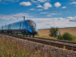Northumberland,,Uk,Sep,13,2021:,A,Transpennine,Express,Train,Travelling