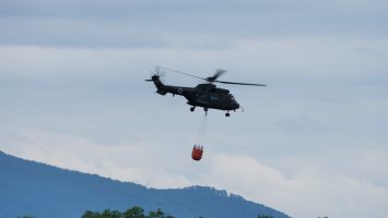 Cerklje,Slovenia,May,29,,2022,Fire,Helicopter,Flying,Over,A
