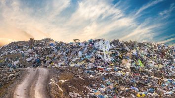 Garbage,Pile,In,Trash,Dump,Or,Landfill.,Pollution,Concept.